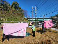 횡성읍 온정나눔세탁소, 독거어르신 대상 ‘이불 빨래 봉사’ 실시