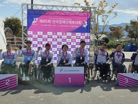 “전남 장애인 선수단 투혼” 도민들 감동...당구 조경화 3관왕
