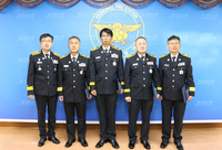 [강원소방]영월, 소방경 근속승진자 5명 신고식