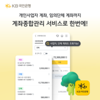 KB스타뱅킹, ‘계좌종합관리서비스’ 전면 개편…로그인 한 번으로 계좌 조회·이체