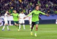 [포토]선제골에 기뻐하는 전북 송민규