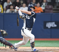 [포토] 김영웅 ‘잘못 맞았어’