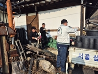 ㈜고려개발, 인제군 북면 저소득 3가구에 사랑의 연탄 봉사