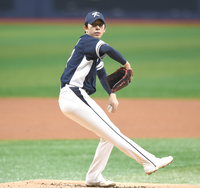 [포토]  2차전 선발 투수 오원석