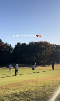 자유부인 된 손담비, 골프장서 ‘찐 버디’ 자랑…육아에도 상큼한 비주얼