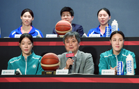 [포토]시즌 출사표 밝히는 하나은행 이상범 감독