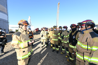 [소방청]울산 화력발전소 붕괴사고 현장, 보일러타워 안정화 작업 후 수색·구조 총력 대응