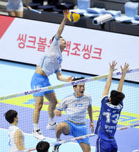 [포토]대한항공 정한용의 후위 공격