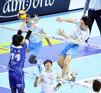 [포토]대한항공 김민재의 속공