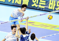 [포토]백어택 성공하는 대한항공 정한용