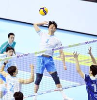 [포토]대한항공 김규민, 한 박자 빠르게!