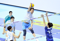 [포토]속공하는 대한항공 김규민