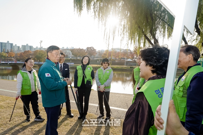 신상진 “시민들의 소중한 휴식처 탄천 함께 가꾸자”