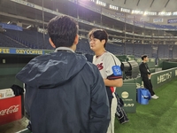 “미래에 도쿄돔에서 뛸 수 있잖아요”…‘능력자’ 김서현, 日기자와 1대1 ‘일본어 인터뷰’ [SS도쿄in]