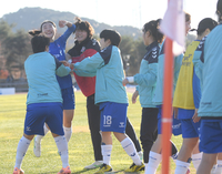 [포토] 골 넣고 환호하는 위재은