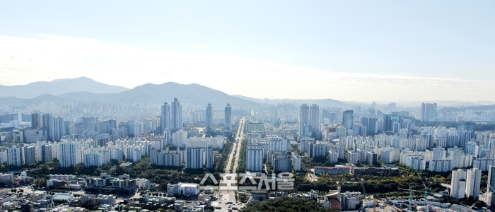 평촌 전경. 제공=안양시