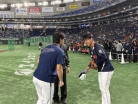 ‘이게 동업자 정신’ 이호성, 사구 기록한 니시카와에 찾았다…“사과하고 싶었다” 훈훈 [SS도쿄in]