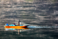 인제군, 소양호 어부의 새벽 조업