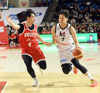 [포토]돌파 시도하는 KT 정창영