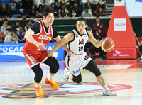 [포토]돌파 시도하는 KT 카굴랑안