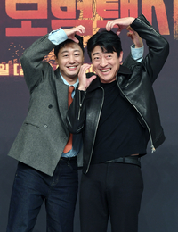 [포토]‘모범택시3’로 다시 뭉친 배유람-장혁진