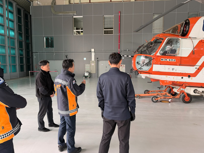 [강원소방]철원, 산림화재 대비 산림항공관리소 방문