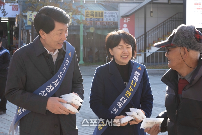 경상원 ‘통큰 세일’ 홍보 분주…양평서 ‘전통시장 이용의 날’ 진행
