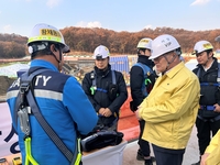 GH, 김용진 사장  20일 안양관양고 공동주택 건설현장 안전점검