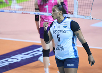 [포토] 실바 ‘1세트는 우리가 가져간다’