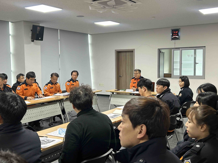 [강원소방]횡성, 겨울철 우천면 하대리 주택화재 소방활동 검토회의