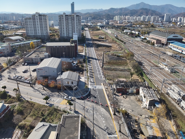 동해시, 동해역~동해항 입구 연결도로 준공