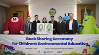 원주시 도서출판 이음, 몽골에 탄소중립 어린이 도서 전달