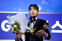 [포토] LG 박해민, 도루상 수상