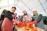 원주시새마을회, 2025 사랑의 김장 담그기 행사 개최