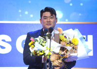 [포토]  SSG 노경은, 홀드상 수상