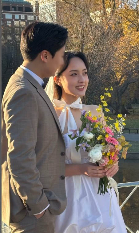 명문대 ‘브레인 신부’ 조윤경, 보스턴서 웨딩 화보…“쪼꼬미(?)가 어느새 결혼을”