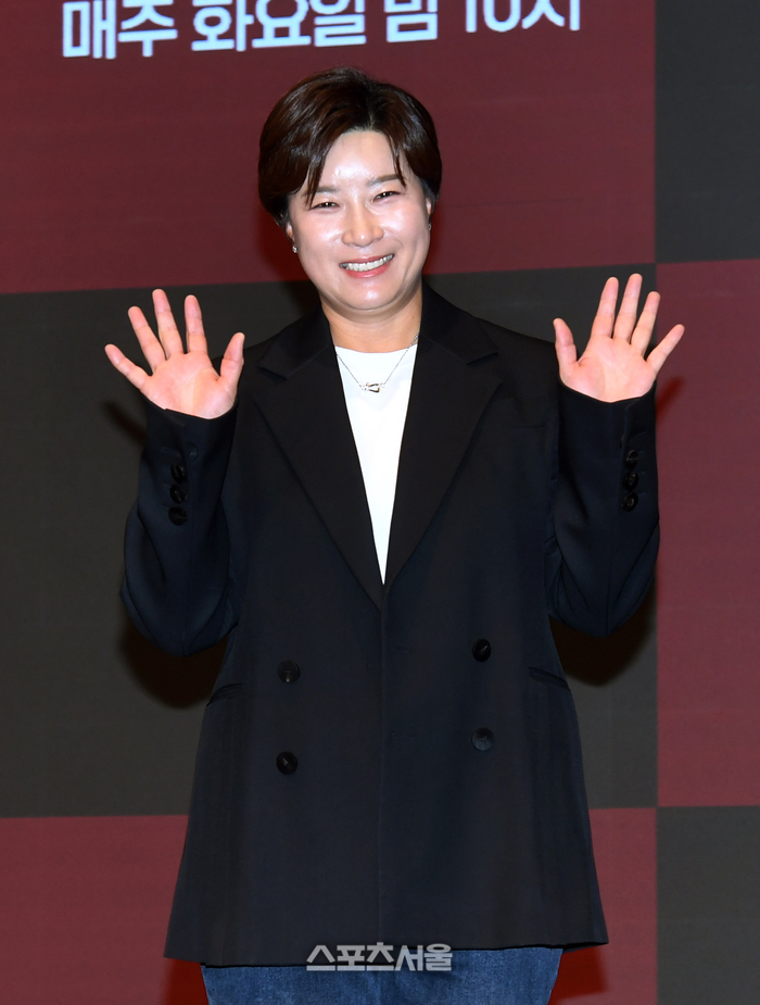 [포토]박세리, ‘야구여왕’으로 인사 드려요!