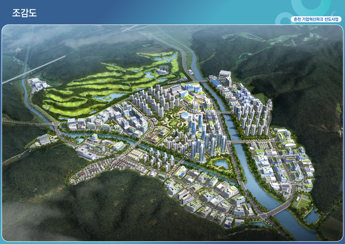 기업혁신파크 조감도. 사진|춘천시청