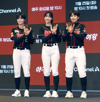 [포토]‘여왕야구’의 김온아-김민지-김성연