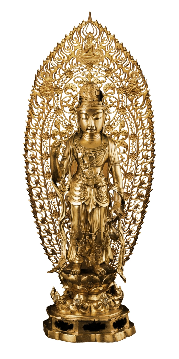 2025년 금동보살입상 AI 복원 이미지. 사진|국립춘천박물관