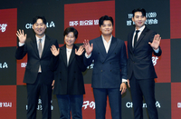 [포토]‘야구여왕’의 윤석민-박세리-추신수-이대형