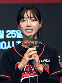 [포토]‘야구여왕’ 출연 소감 밝히는 김민지