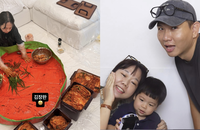 홍현희♥제이쓴, 과감한 도전했다…새하얀 소파 앞 김장에 누리꾼 ‘경악’