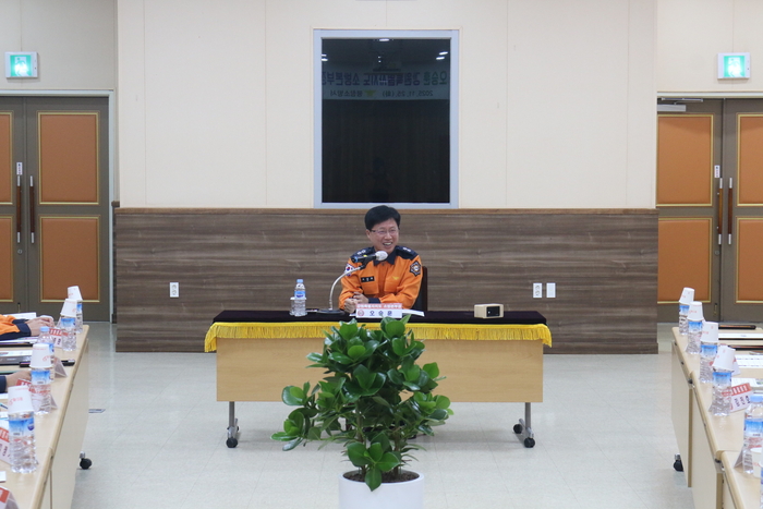 [강원소방]오승훈 본부장, 평창소방서 현장 방문