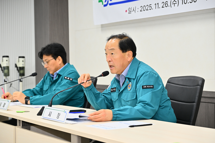 속초시, 겨울철 폭설 대비 재난대응 합동훈련 실시