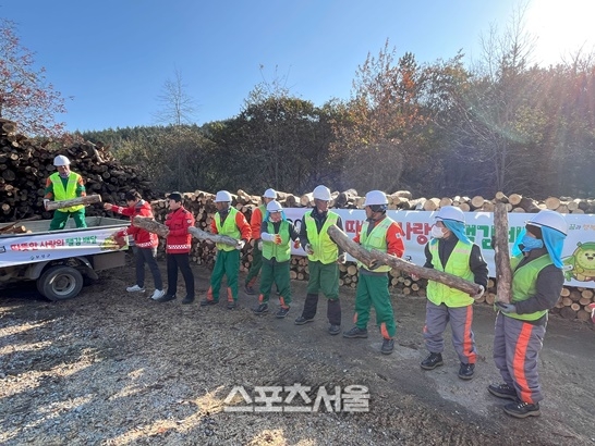 보성군, 겨울철 취약계층에 ‘사랑의 땔감’ 42톤 지원