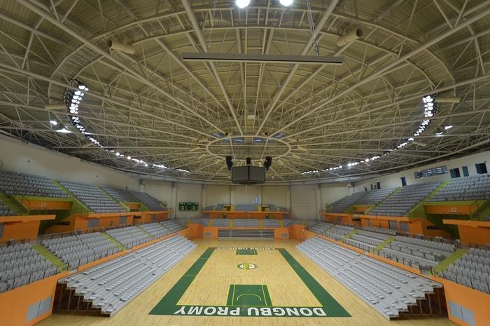 원주종합체육관 내부 전경. 사진|원주시청