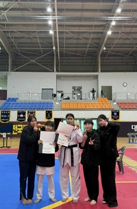 김제시 직장운동경기부 태권도팀, 개인전 등서 우수한 성과 거둬