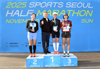 [포토]스포츠서울 하프마라톤, 여자 하프코스 수상자들