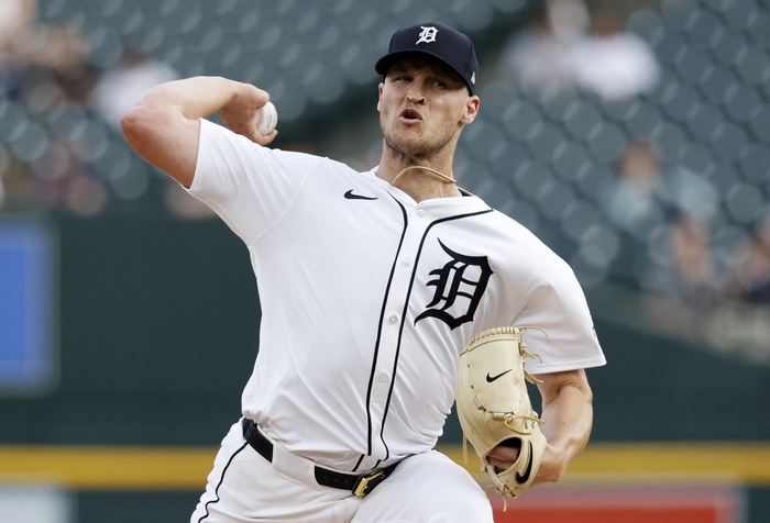 2024시즌 디트로이트 시절 맷 매닝. 사진 | 디트로이트=AFP연합뉴스
